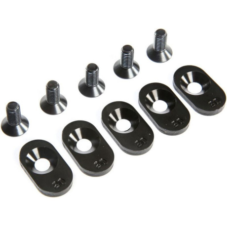 Losi vložka lože motoru černá 20T (5): 5ive-T 2.0