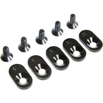 Losi vložka lože motoru černá 21T (5): 5ive-T 2.0