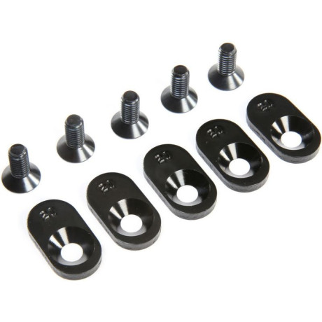 Losi vložka lože motoru černá 21T (5): 5ive-T 2.0