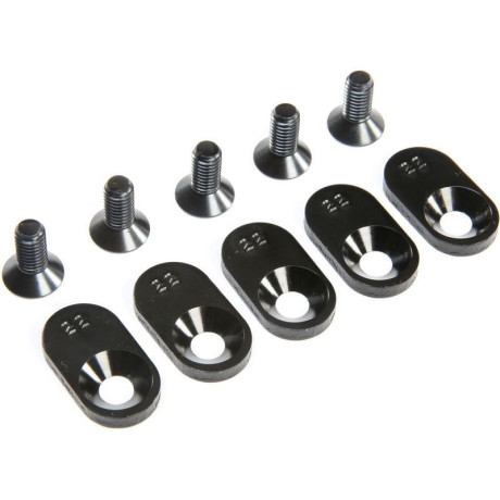 Losi Vložka lože motoru černá 22T (5): 5ive-T 2.0