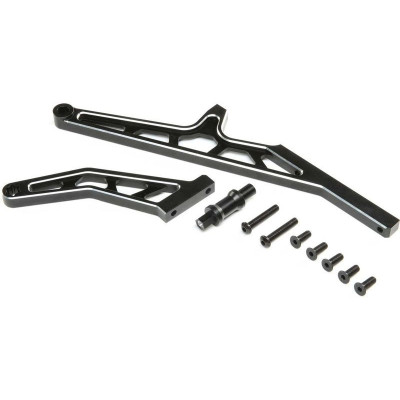 Losi příčka šasi zaní, hliník: DBXL-E 2.0