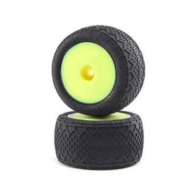 Losi Kolo s pneu BK Bar, žlutý disk (2): Mini-T 2.0