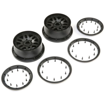 Losi Disk kola, beadlock černý (2): 5ive-T 2.0