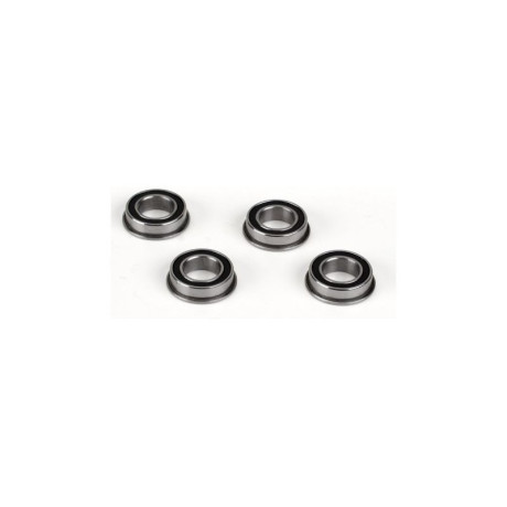 Ložisko chrom guma s přírubou 8x14x4mm (4)