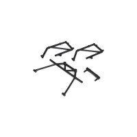 Pótalkatrész Losi 5ive-T RC autó modellekhez: hátsó vázvédő tartó hátsó része (4 db)