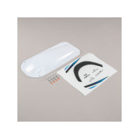 Pótalkatrész RC hajómodellhez Proboat Sonicwake 36": kabin fehér.