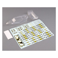 Pótalkatrész RC autó modellekhez TLR 22 5.0 1:10 2WD: festetlen karosszéria Ultra szárnnyal.