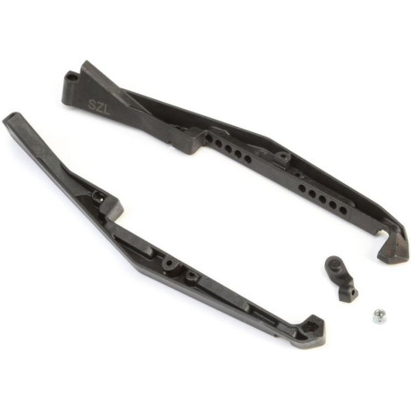 TLR ochranné díly šasi Stiffezel, držák větráku: 22 5.0