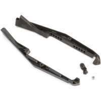 Pótalkatrész RC autó modellekhez TLR 22 5.0: Stiffezel alvázhoz való védő alkatrészek, ventilátor tartó