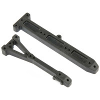 Pótalkatrész TLR 22X-4 RC autó modellekhez: alvázkereszttartók készlet.