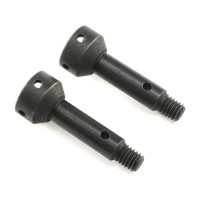 Pótalkatrész RC modell autókhoz TLR 22X-4 Elite 1:10 4WD Race Buggy: CVA első keréktengely (2 db)