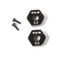 Pótalkatrész RC modellautókhoz TLR 22X-4 Elite 1:10 4WD Race Buggy: hatszögletű kerék 12x5.0mm (2 db).