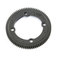 Pótalkatrész RC modellautókhoz TLR 22X-4: fogaskerék 78T, központi differenciálmű