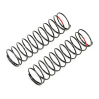 Pótalkatrész RC modell autókhoz TLR 22X-4/5.0: hátsó lengéscsillapító rugó 12mm piros LF (2db).