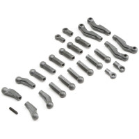 Pótalkatrész RC modellautóhoz TLR 22 5.0 és 22X-4: gömbvégek HD.