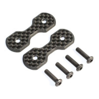 Pótalkatrész RC autó modellekhez TLR 22 5.0: szárny alátét karbon (2 db)