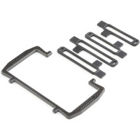 Pótalkatrész RC modell autókhoz TLR TLR 22 5.0 1:10 2WD Buggy: akkumulátor ágy karbon.