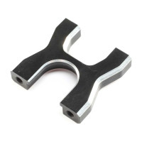 Pótalkatrész RC modellautókhoz TLR 22X-4 1:10 4WD Race Buggy: középső alumínium válaszfal. 