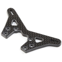 Pótalkatrész RC modell autókhoz TLR 22 5.0 1:10 2WD Race Buggy: lengéscsillapító torony hátul +2mm karbon.