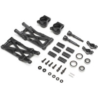 Pótalkatrész RC modellautókhoz TLR 22 5.0: VHA tengely átalakító készlet.