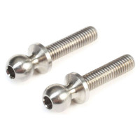 Pótalkatrész RC modellautókhoz TLR 22 5.0 1:10 2WD: golyóscsap 4.8x12mm titán (2 db)