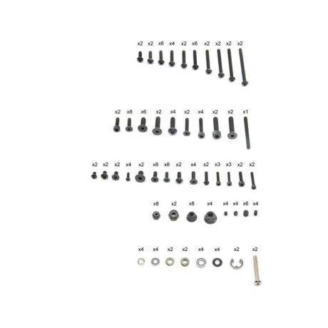 TLR sada šroubů a matic: 8X
