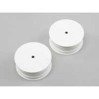 Pótalkatrész RC modellautókhoz TLR 22 5.0 1:10 2WD Dirt Clay DC ELITE Race Buggy, 22 4.0: első Stiffezel 12mm fehér tárcsa (2 db).