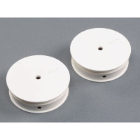 TLR keréktárcsa elöl keskeny, Stiffezel fehér (2 db), 12mm hatszög, ajánlott RC modell autókhoz 1:10 buggy, 22 5.0. Átmérő 58/61mm, szélesség 18,5mm.