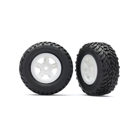 Traxxas kolo 1.8/1.4", disk SCT bílý, pneu SCT (2)