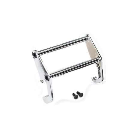 Traxxas Push bar, bumper (chrome) (fits NO8069 bumper)