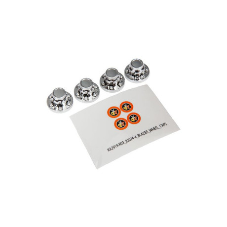 Traxxas kryt disku chromovaný (4) (pro NO8255A)