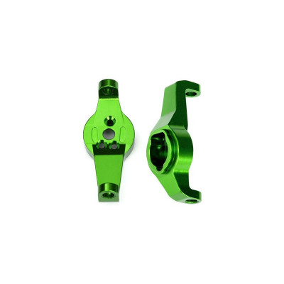Traxxas závěs těhlice hliníkový zelený (pár): TRX-4