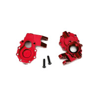 Az első tengely pirosan eloxált alumínium belső része. Tuning alkatrész a Traxxas TRX-4-hez. 