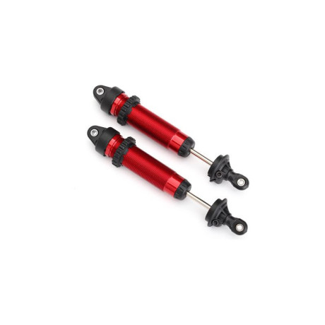 Traxxas tlumič GTR 134mm červený se závitem (2)