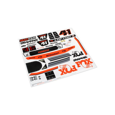Traxxas samolepky Unlimited Desert Racer Fox Edition