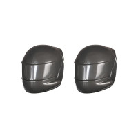 Pótalkatrész RC modellautókhoz Traxxas Desert Racer 1:8 TQi: sisak szürke (2 db)