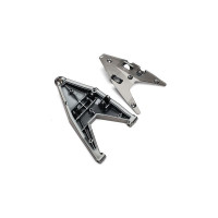 Pótalkatrész Traxxas Desert Racer 1:8: bal alsó kerékfelfüggesztőkar fekete króm.