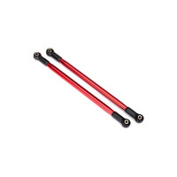 Pótalkatrész Traxxas Desert Racer 1:8: alumínium összekötő rudak 20x206mm piros (2db).