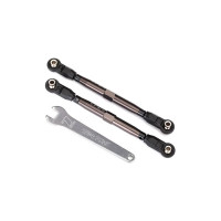 Tuning alkatrész RC modellautóhoz Traxxas Unlimited Desert Racer: alumínium szürke kormányszár (2).