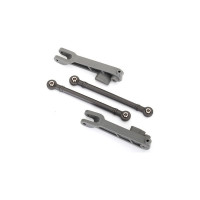 Pótalkatrész Traxxas Unlimited Desert Racer RC autó modellekhez: hátsó keresztirányú stabilizátorhoz való összekötő rudak.