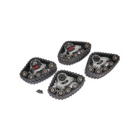 Tapasztald meg a rendkívüli és teljesen új vezetési élményt a Traxxas Traxx lánctalpas alvázzal! Vezess át még a legnehezebb terepen is ezzel a tuningkészlettel, amely az összes Traxxas TRX-4 modellhez készült. Drámai megjelenés és kivételes kezelhetőség. Teljesen összeszerelt lánctalpak - nagyon könnyen felszerelhető.