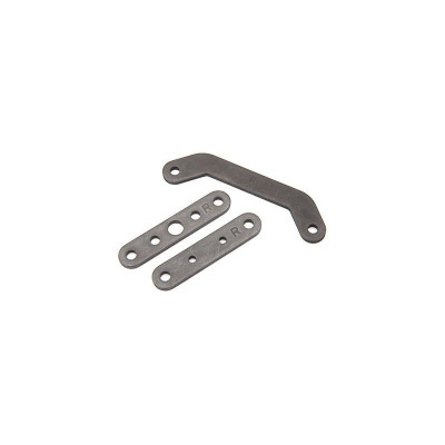 Traxxas Bulkhead tie bar, rear, upper (1)/ lower front (1)/ lower rear (1) (steel)