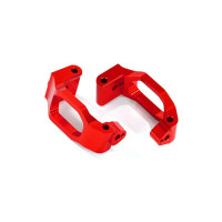 Pótalkatrész Traxxas Maxx autók RC modelljeihez: alumínium függeszték (6061-T6) piros (pár) - tuning alkatrész.