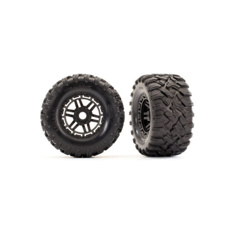 Traxxas kolo 2.8", pneu Maxx All-Terrain, disk černý (2)