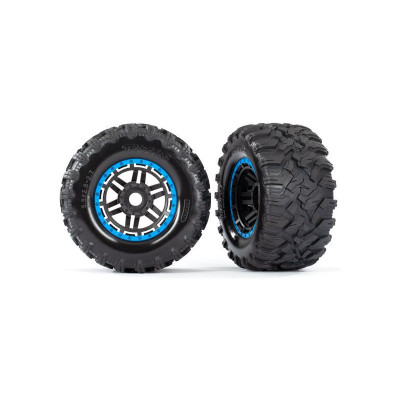 Traxxas kolo 2.8", pneu Maxx All-Terrain, disk černo-modrý (2)