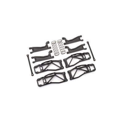 Traxxas sada závěsu kol černá (pro WideMaxx)