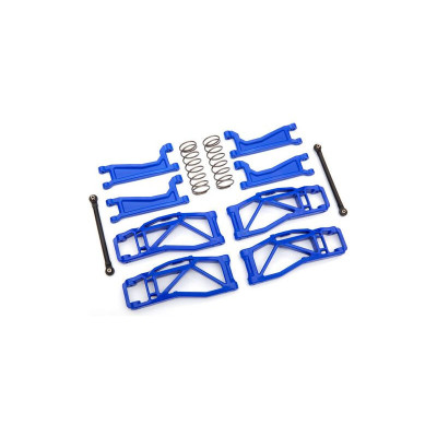 Traxxas sada závěsu kol modrá (pro WideMaxx)