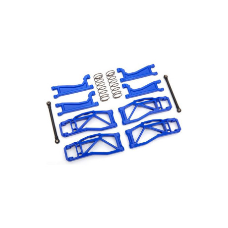 Traxxas sada závěsu kol modrá (pro WideMaxx)