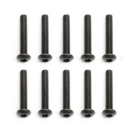 Šroub M3x18mm s imbusouvou čočkovou hlavou, 10ks.