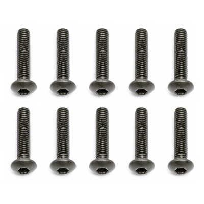 Šroub M3x14mm s imbusouvou čočkovou hlavou, 10ks.